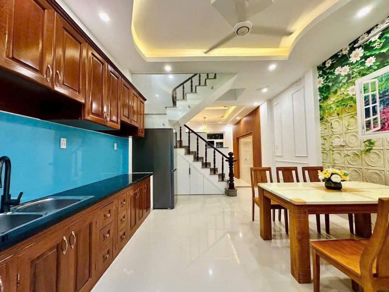 Nhà mới 4 tầng HXH sàn 183m2, Vuông – Thạnh Xuân 40 Quận 12 - Ảnh chính